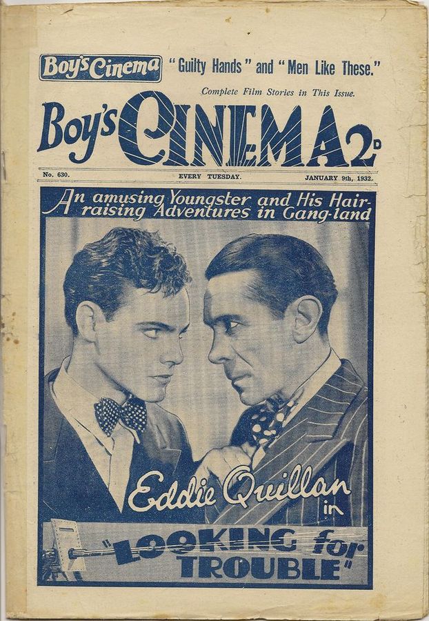 BOYS CINEMA magazine side cover Issue 630 9 January 1932
