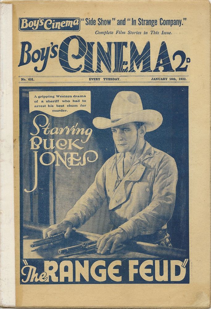 BOYS CINEMA magazine side cover Issue 631 16 January 1932