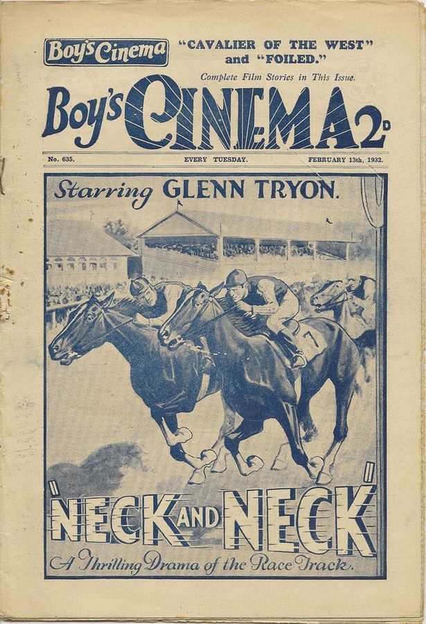 BOYS CINEMA magazine side cover Issue 635 13 February 1932