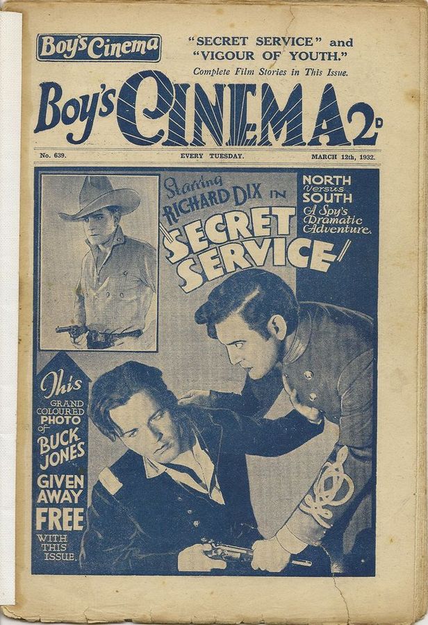 BOYS CINEMA magazine side cover Issue 639 12 March 1932