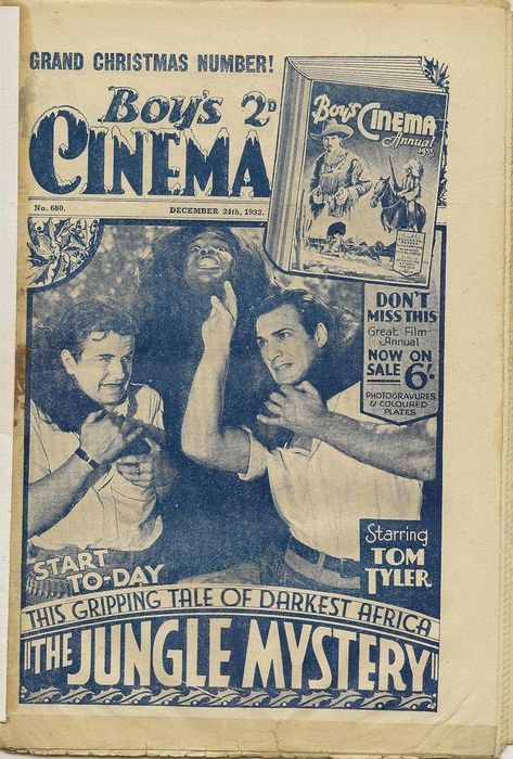 BOYS CINEMA magazine side cover Issue 680 24 December 1932