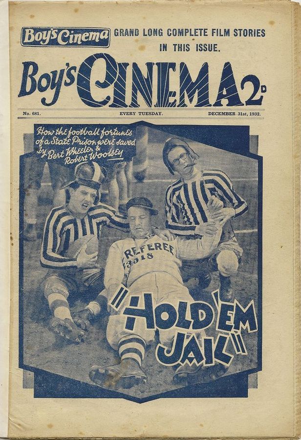 BOYS CINEMA magazine side cover Issue 681 31 December 1932