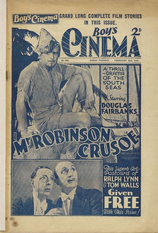 BOYS CINEMA magazine side cover Issue 689 25 February 1933