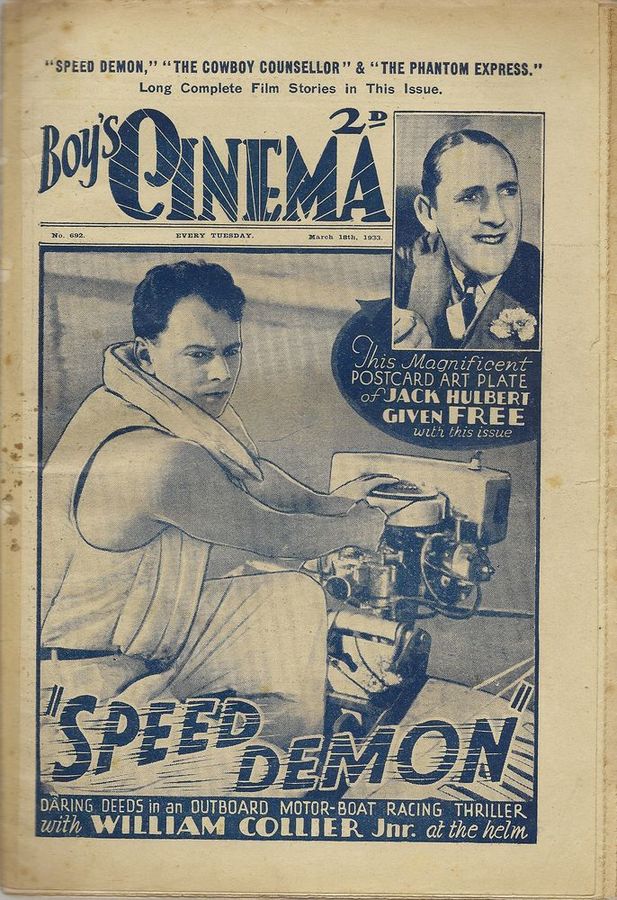 BOYS CINEMA magazine side cover Issue 692 18 March 1933