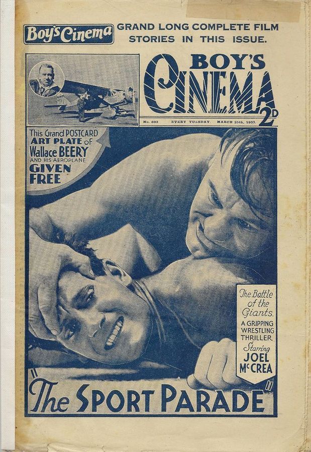 BOYS CINEMA magazine side cover Issue 693 25 March 1933