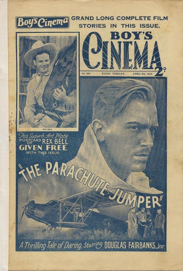 BOYS CINEMA magazine side cover Issue 695 8 April 1933