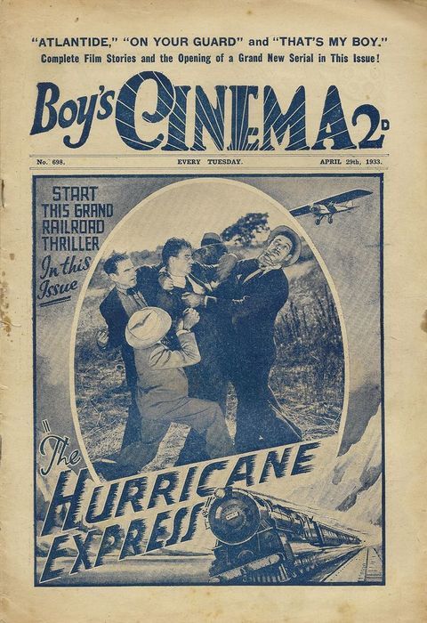 BOYS CINEMA magazine side cover Issue 698 29 April 1933