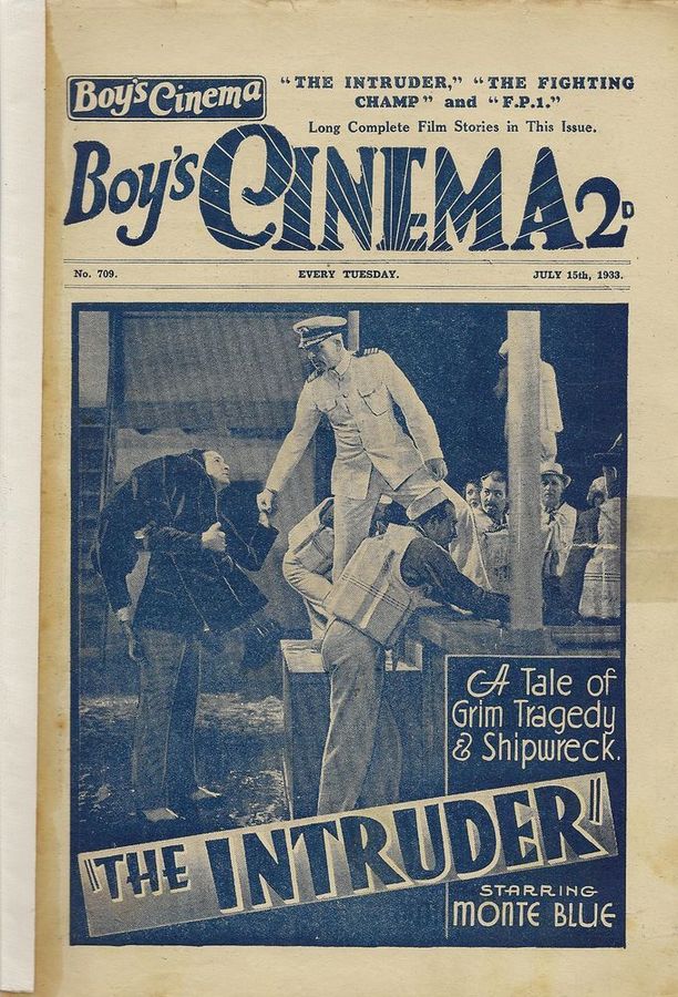 BOYS CINEMA magazine side cover Issue 709 15 July 1933