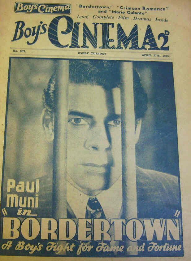 BOYS CINEMA magazine side cover Issue 802 27 April 1935