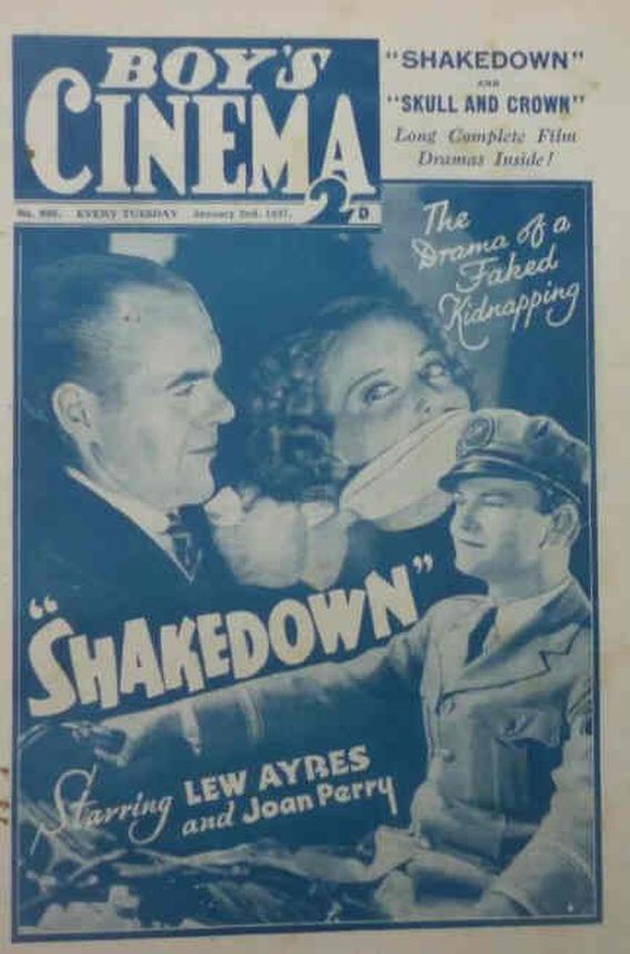 BOYS CINEMA magazine side cover Issue 890 2 January 1937