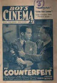 BOYS CINEMA magazine side cover Issue 892 16 January 1937