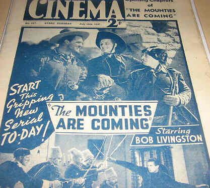 BOYS CINEMA magazine side cover Issue 917 10 July 1937