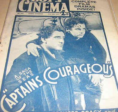 BOYS CINEMA magazine side cover Issue 919 24 July 1937