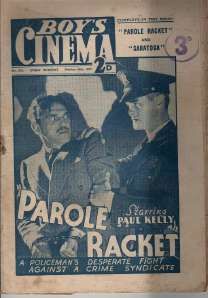 BOYS CINEMA magazine side cover Issue 931 16 October 1937