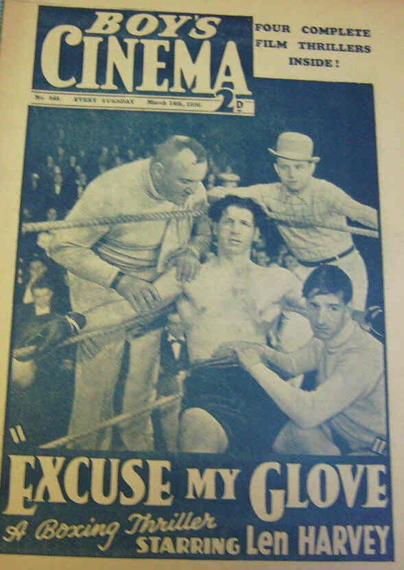 BOYS CINEMA magazine side cover Issue 848 14 March 1936