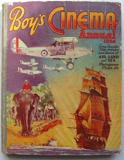 BOYS CINEMA magazine side cover  Annual  1936