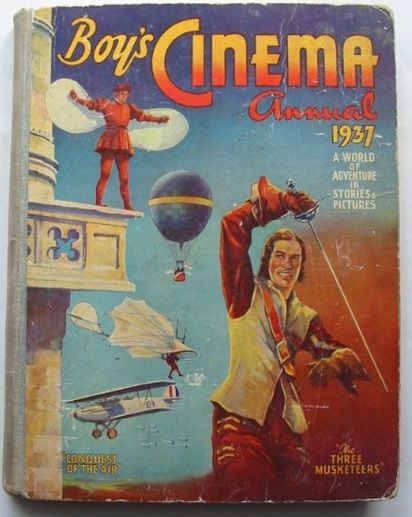BOYS CINEMA magazine side cover  Annual  1937
