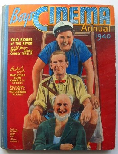 BOYS CINEMA magazine side cover  Annual  1940