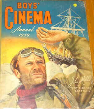 BOYS CINEMA magazine side cover  Annual  1949