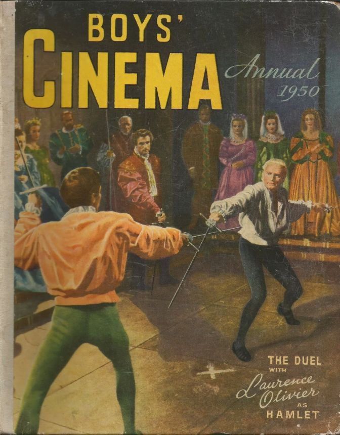 BOYS CINEMA magazine side cover  Annual  1950