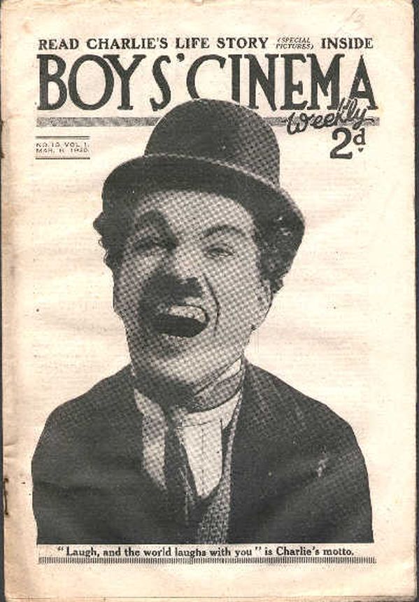 BOYS CINEMA magazine side cover Issue 13 6 March 1920