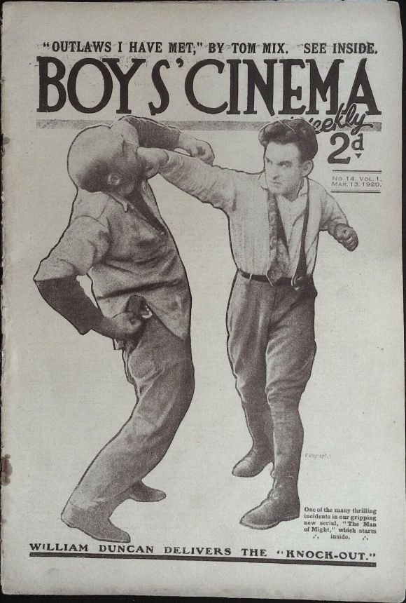 BOYS CINEMA magazine side cover Issue 14 13 March 1920