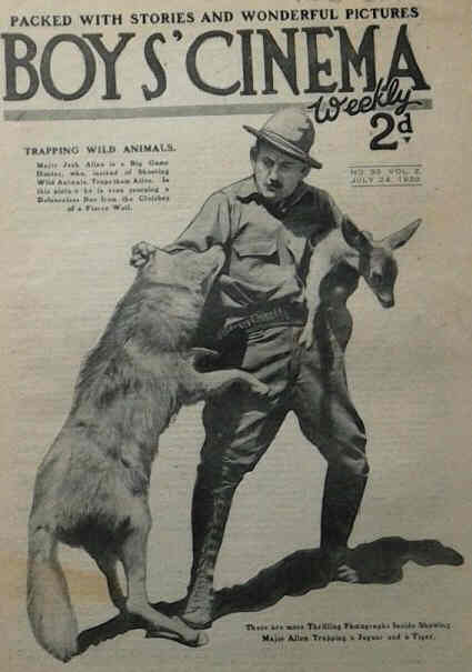 BOYS CINEMA magazine side cover Issue 33 24 July 1920