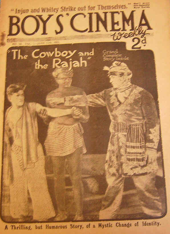 BOYS CINEMA magazine side cover Issue 79 11 June 1921