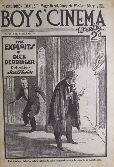 BOYS CINEMA magazine side cover Issue 83 9 July 1921
