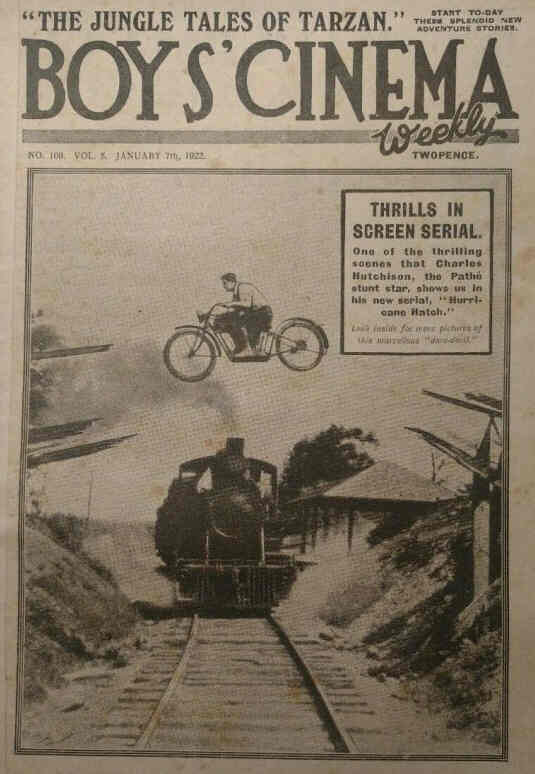 BOYS CINEMA magazine side cover Issue 109 7 January 1922