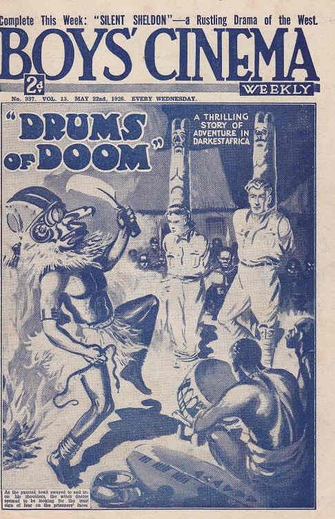 BOYS CINEMA magazine side cover Issue 337 22 May 1926