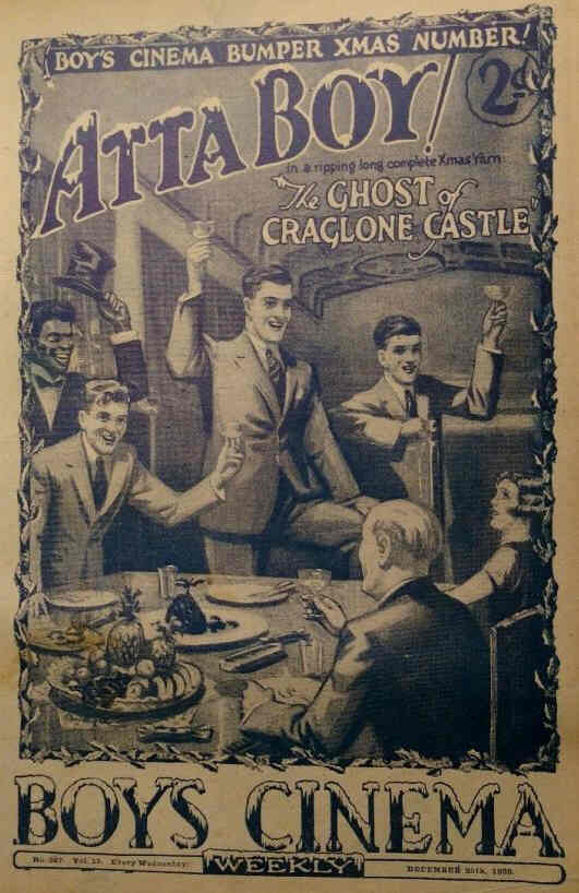 BOYS CINEMA magazine side cover Issue 367 25 December 1926