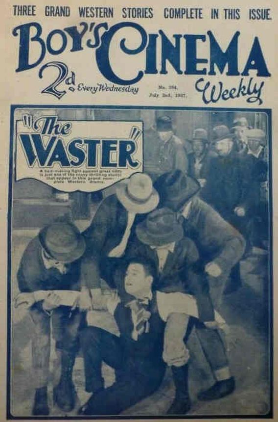 BOYS CINEMA magazine side cover Issue 394 2 July 1927