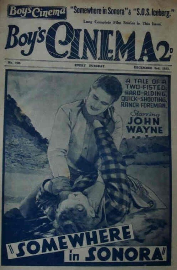 BOYS CINEMA magazine side cover Issue 729 2 December 1933