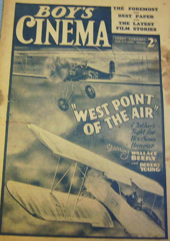 BOYS CINEMA magazine side cover Issue 818 17 August 1935