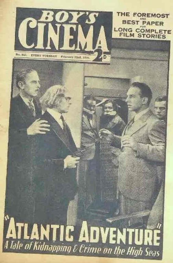 BOYS CINEMA magazine side cover Issue 845 22 February 1936