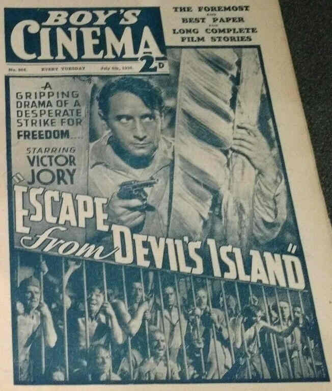 BOYS CINEMA magazine side cover Issue 864 4 July 1936