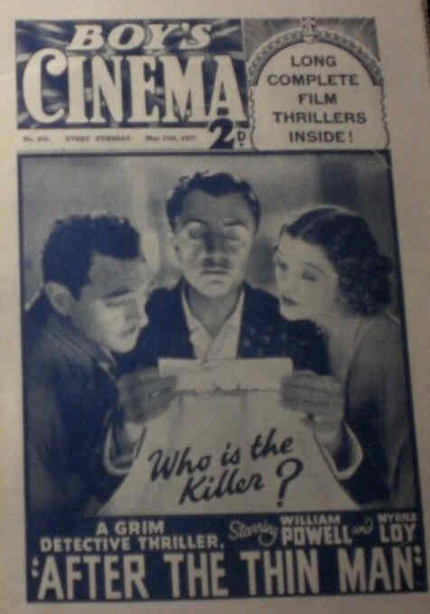 BOYS CINEMA magazine side cover Issue 909 15 May 1937