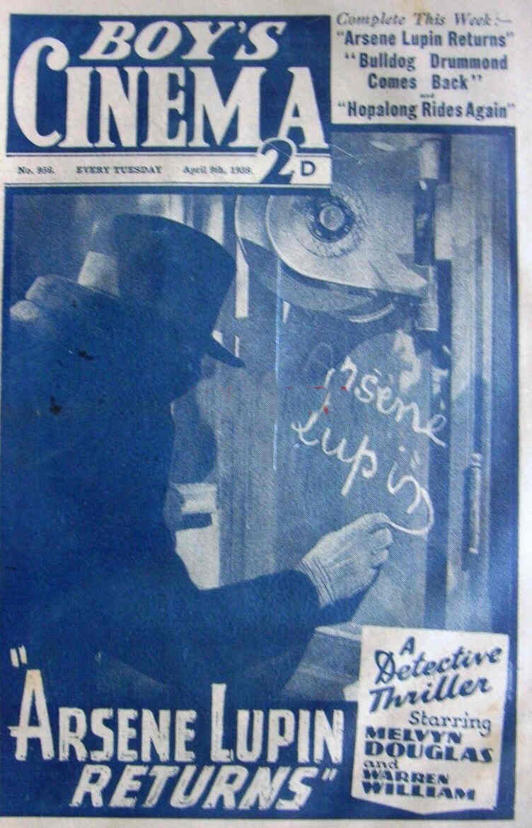 BOYS CINEMA magazine side cover Issue 956 9 April 1938