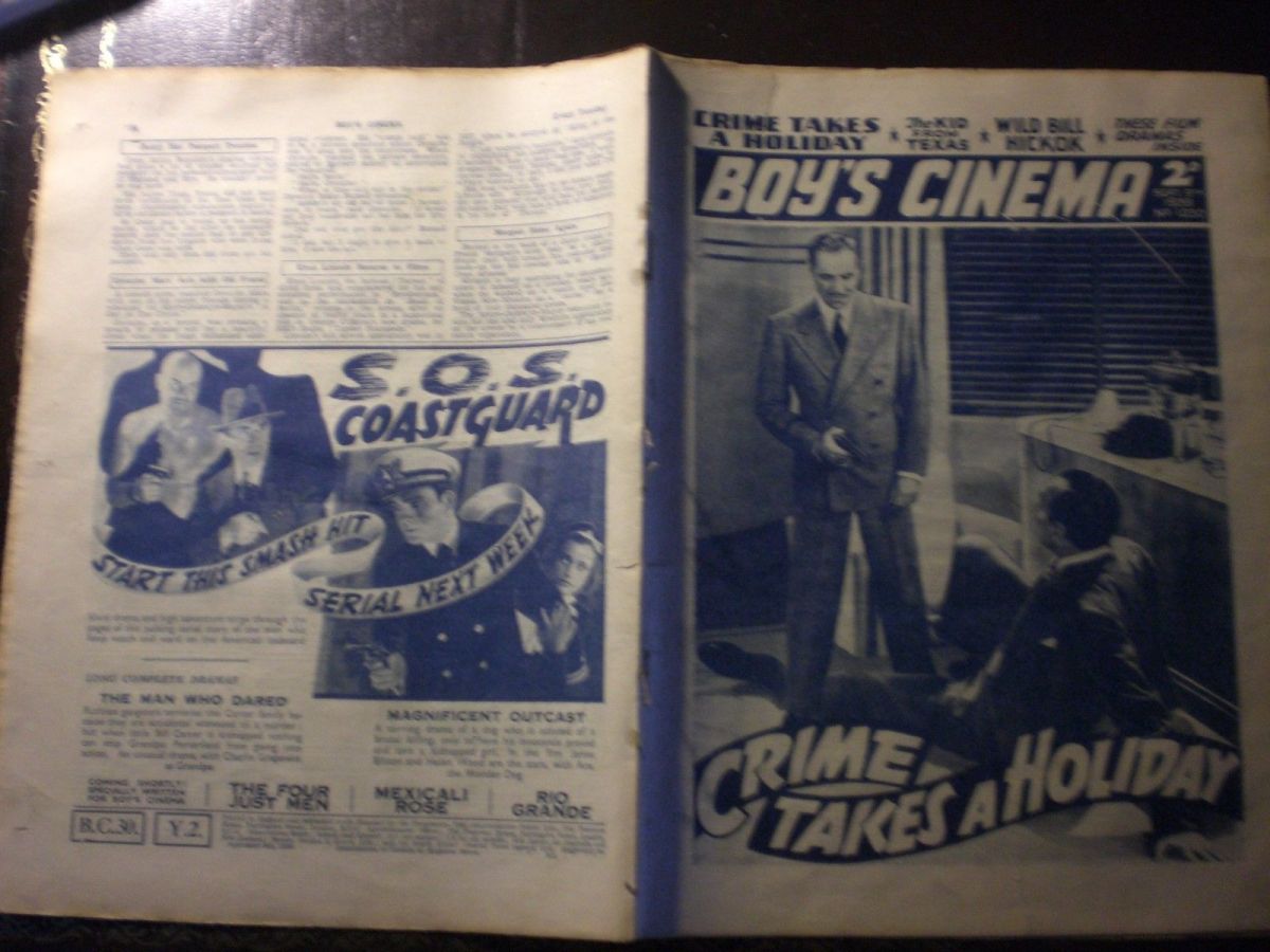 BOYS CINEMA magazine side cover Issue 1030 9 September 1939