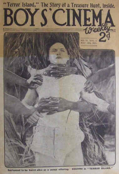 BOYS CINEMA magazine side cover Issue 75 14 May 1921