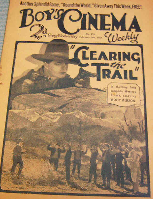 BOYS CINEMA magazine side cover Issue 478 9 February 1929