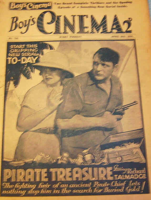 BOYS CINEMA magazine side cover Issue 750 28 April 1934