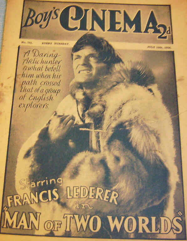 BOYS CINEMA magazine side cover Issue 761 14 July 1934