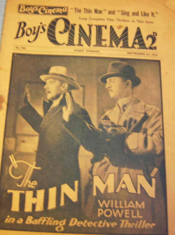 BOYS CINEMA magazine side cover Issue 768 1 September 1934