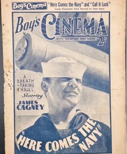 BOYS CINEMA magazine side cover Issue 775 20 October 1934