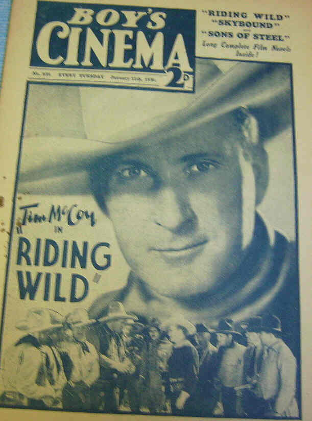 BOYS CINEMA magazine side cover Issue 839 11 January 1936