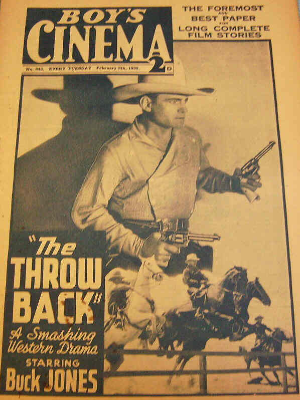 BOYS CINEMA magazine side cover Issue 843 8 February 1936