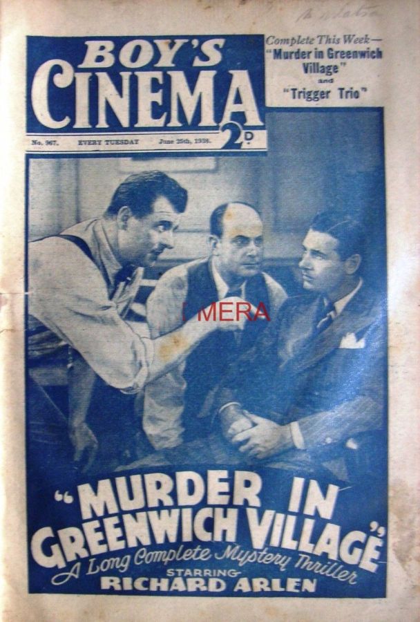 BOYS CINEMA magazine side cover Issue 967 25 June 1938