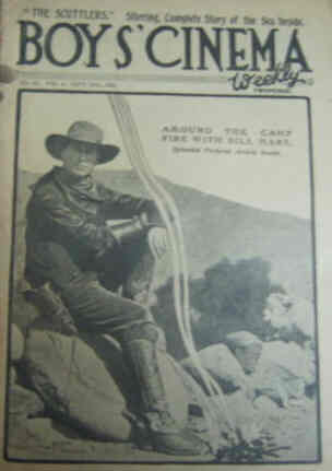 BOYS CINEMA magazine side cover Issue 94 24 September 1921